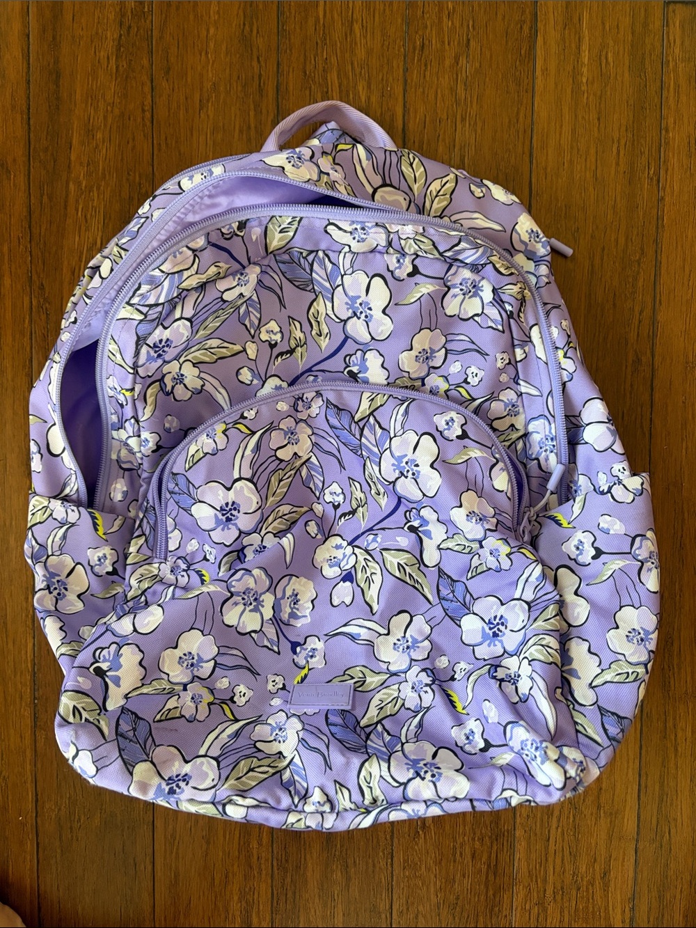 Vera Bradley Floral Lavender Backpack